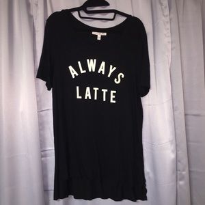 ‘Always Latte’ top
